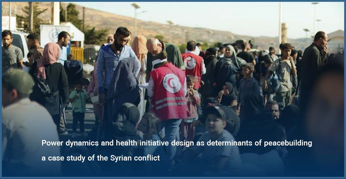 Health and Peacebuilding in Syria