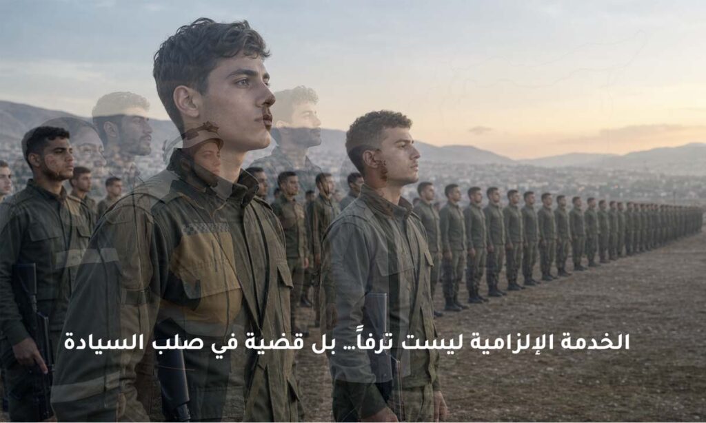 الخدمة الإلزامية ليست ترفاً… بل قضية في صلب السيادة.